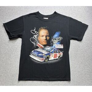 Vintage Dale Earnhardt Jr Shirt Mens Medium NASCAR National Guard 88 Tee 2000s‎